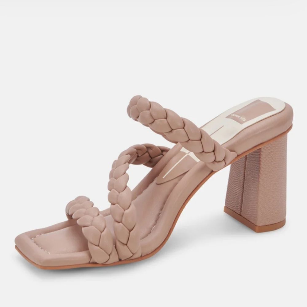 BRAND NEW DOLCE VITA THRE BRAIDED STRAP SQUARE TOE WOMEN"S SANDAL